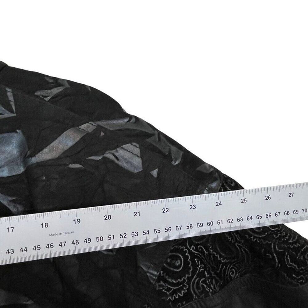 80s Patchwork Leather Jacket Black Oversized Wome… - image 7